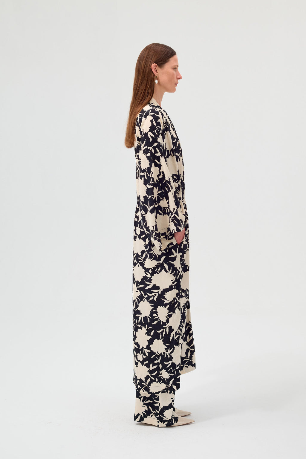 Kimono Margot Noir et Blanc