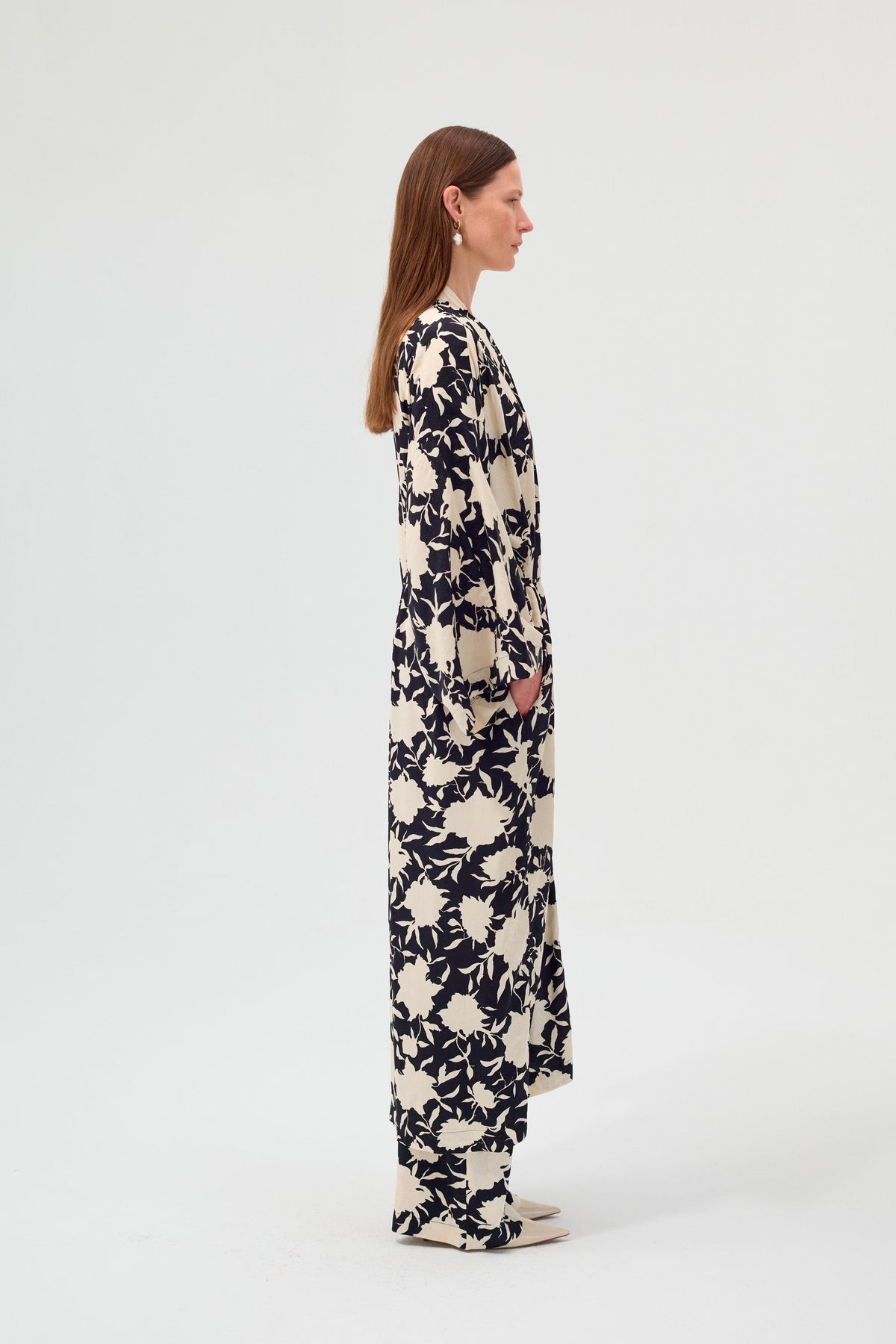 Kimono Margot Noir et Blanc