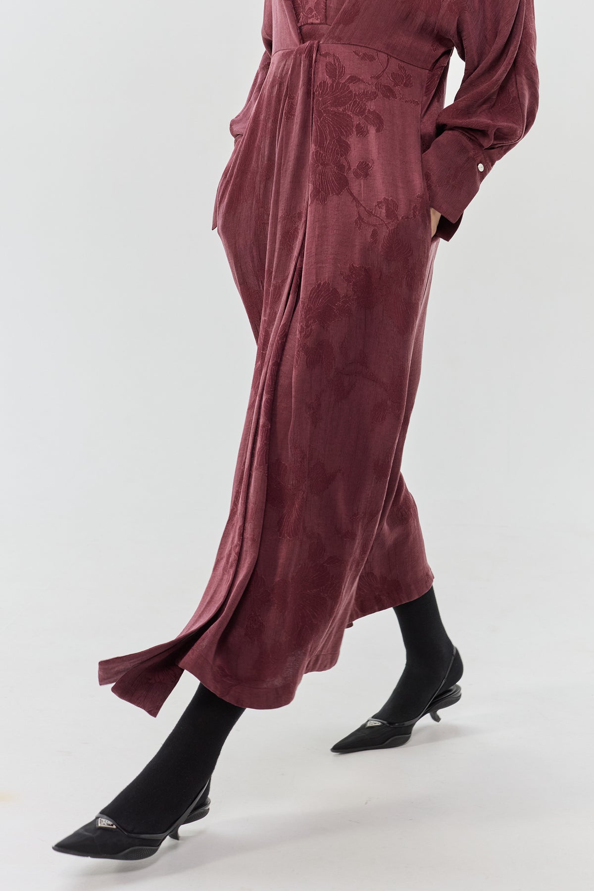 Kimono Freya Bordeaux