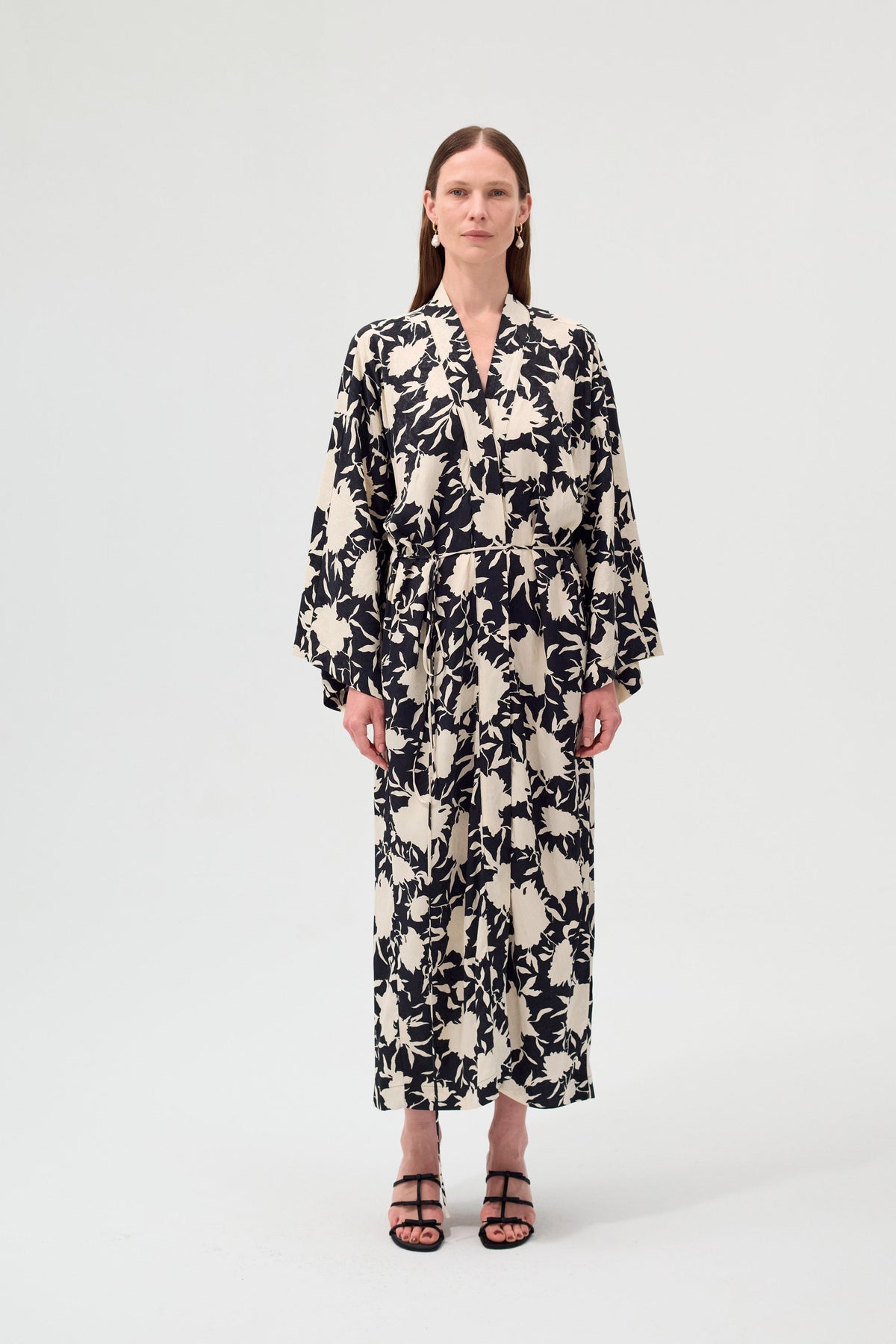 Kimono Margot Noir et Blanc