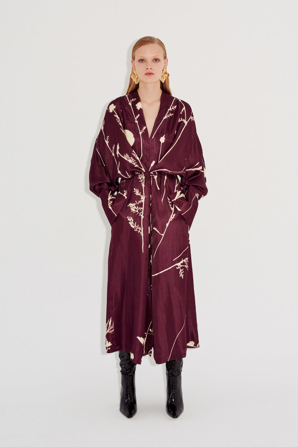 Kimono Gobi Aubergine