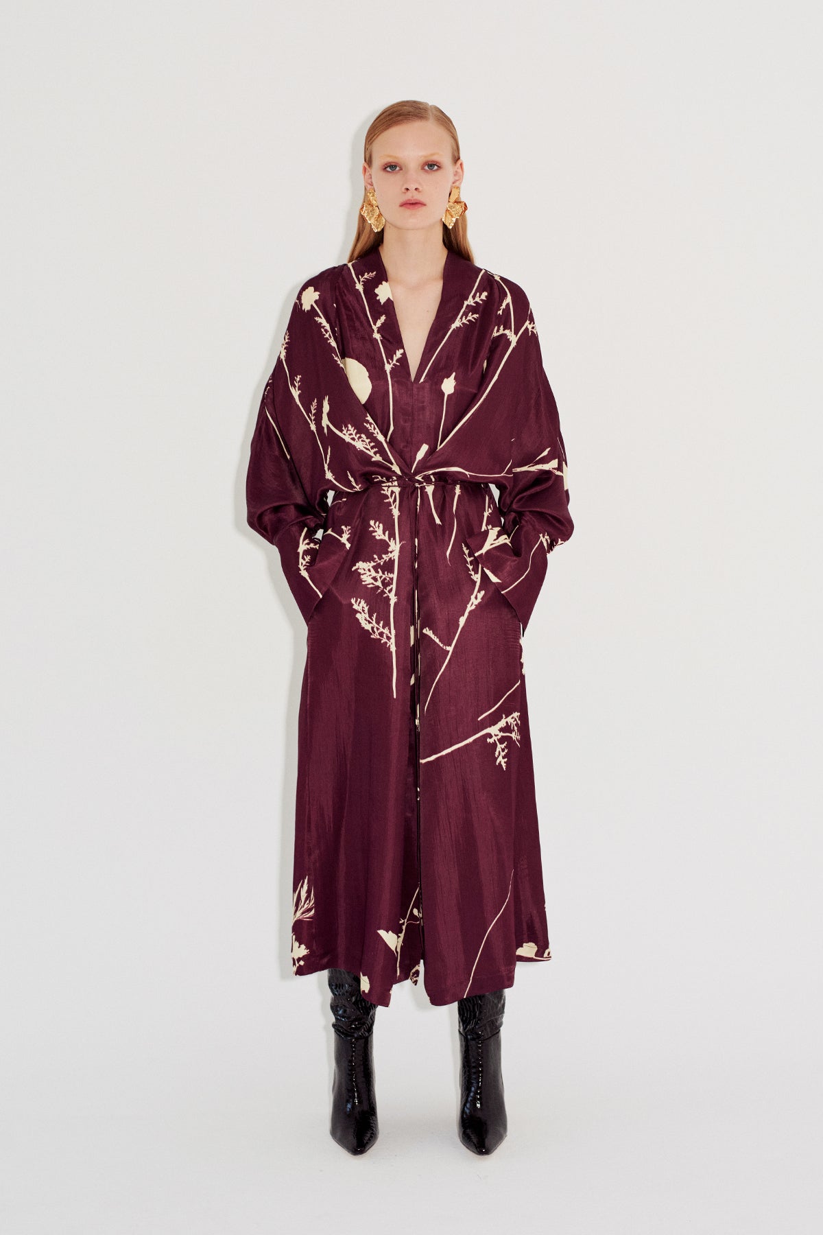 Kimono Gobi Aubergine
