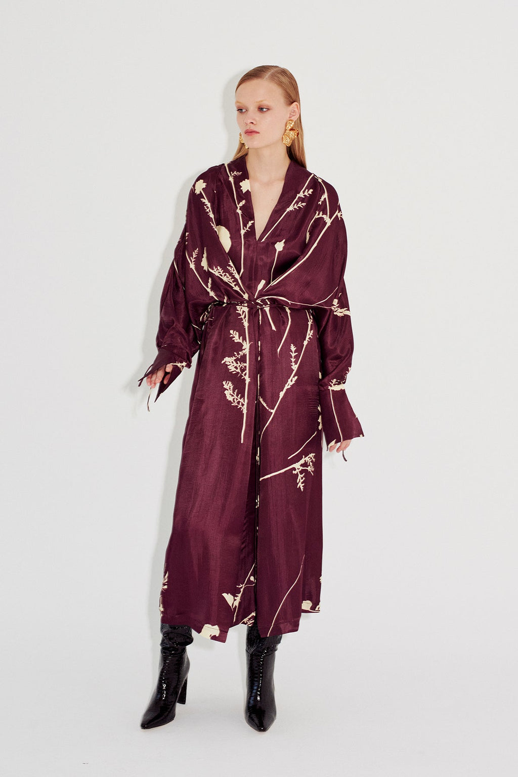 Kimono Gobi Aubergine