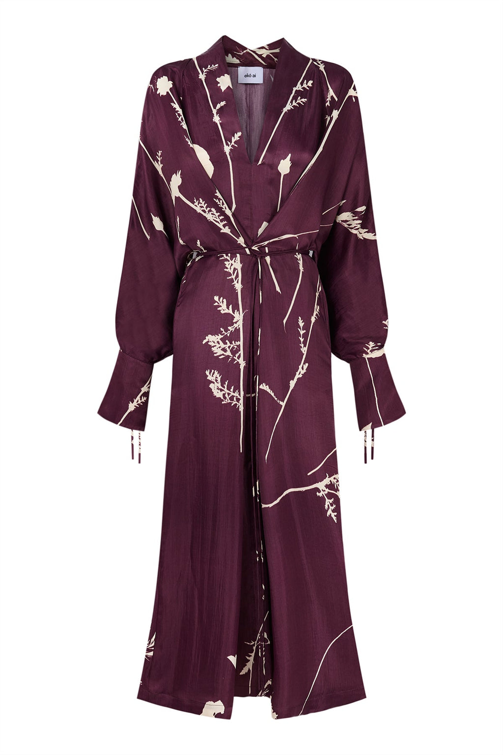 Kimono Gobi Aubergine