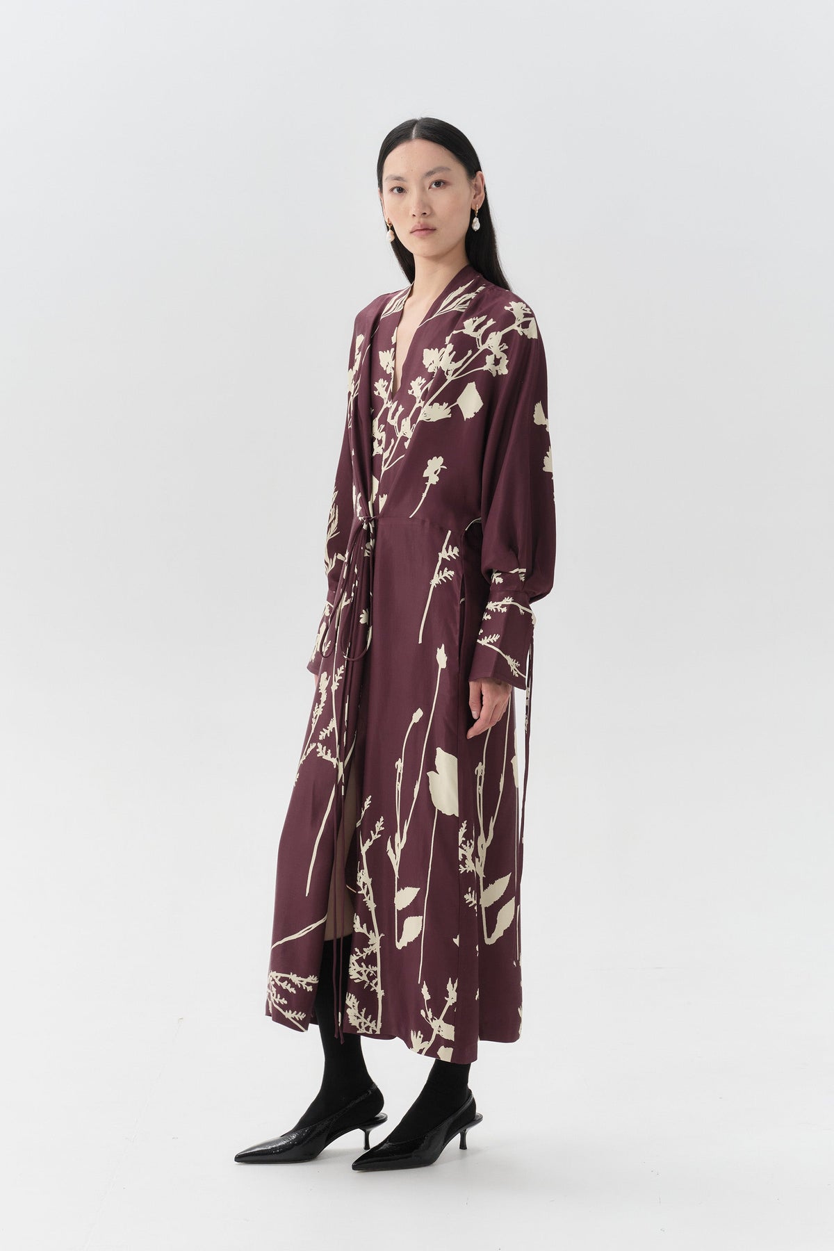 Kimono Gobi Aubergine