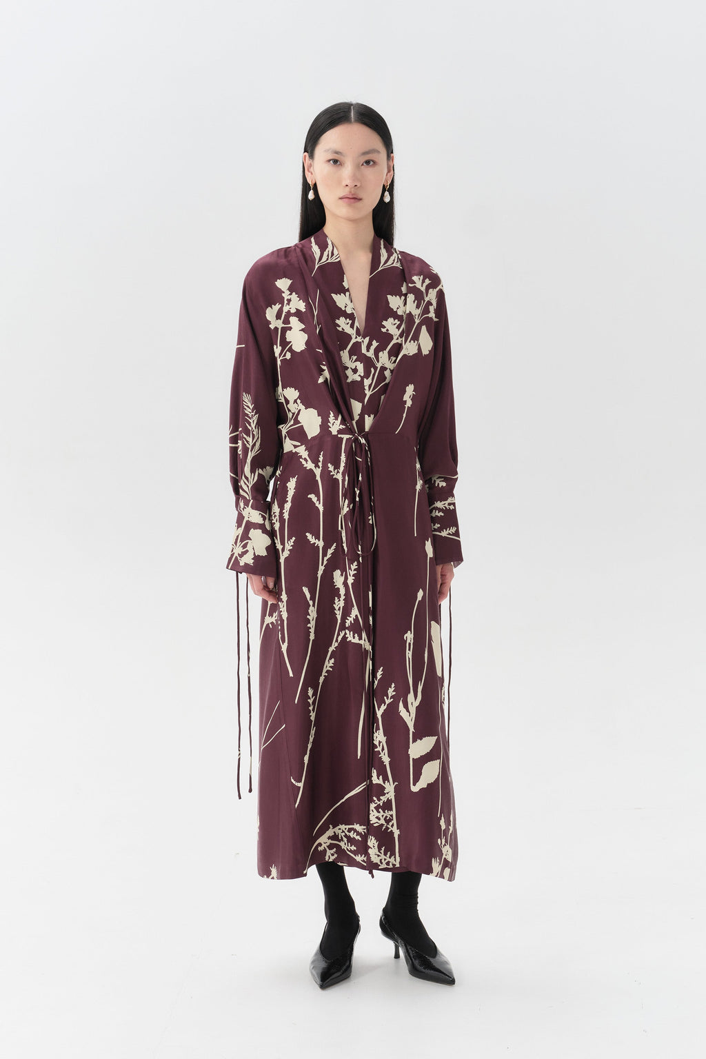 Kimono Gobi Aubergine