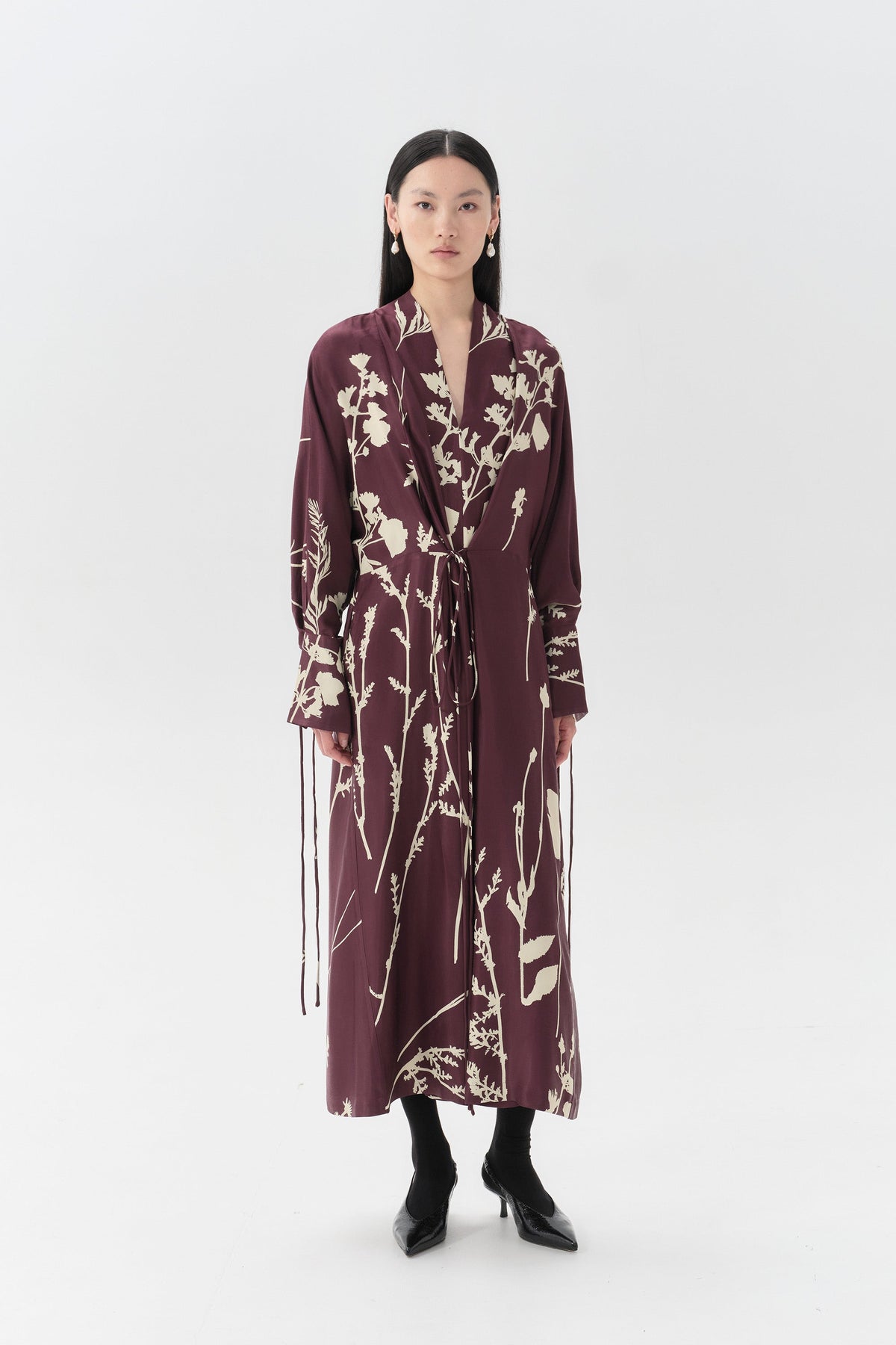 Kimono Gobi Aubergine