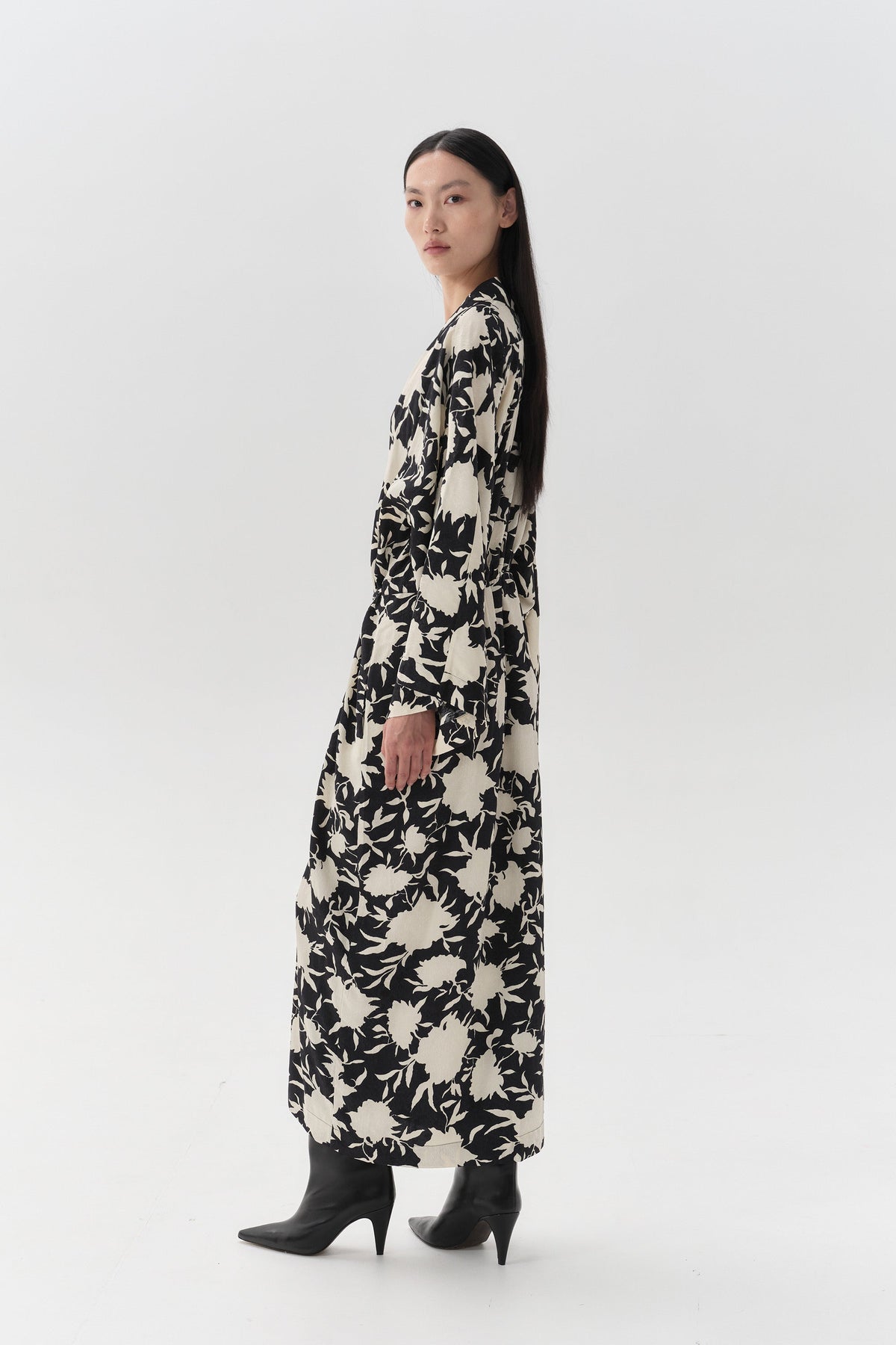Kimono Margot Noir et Blanc