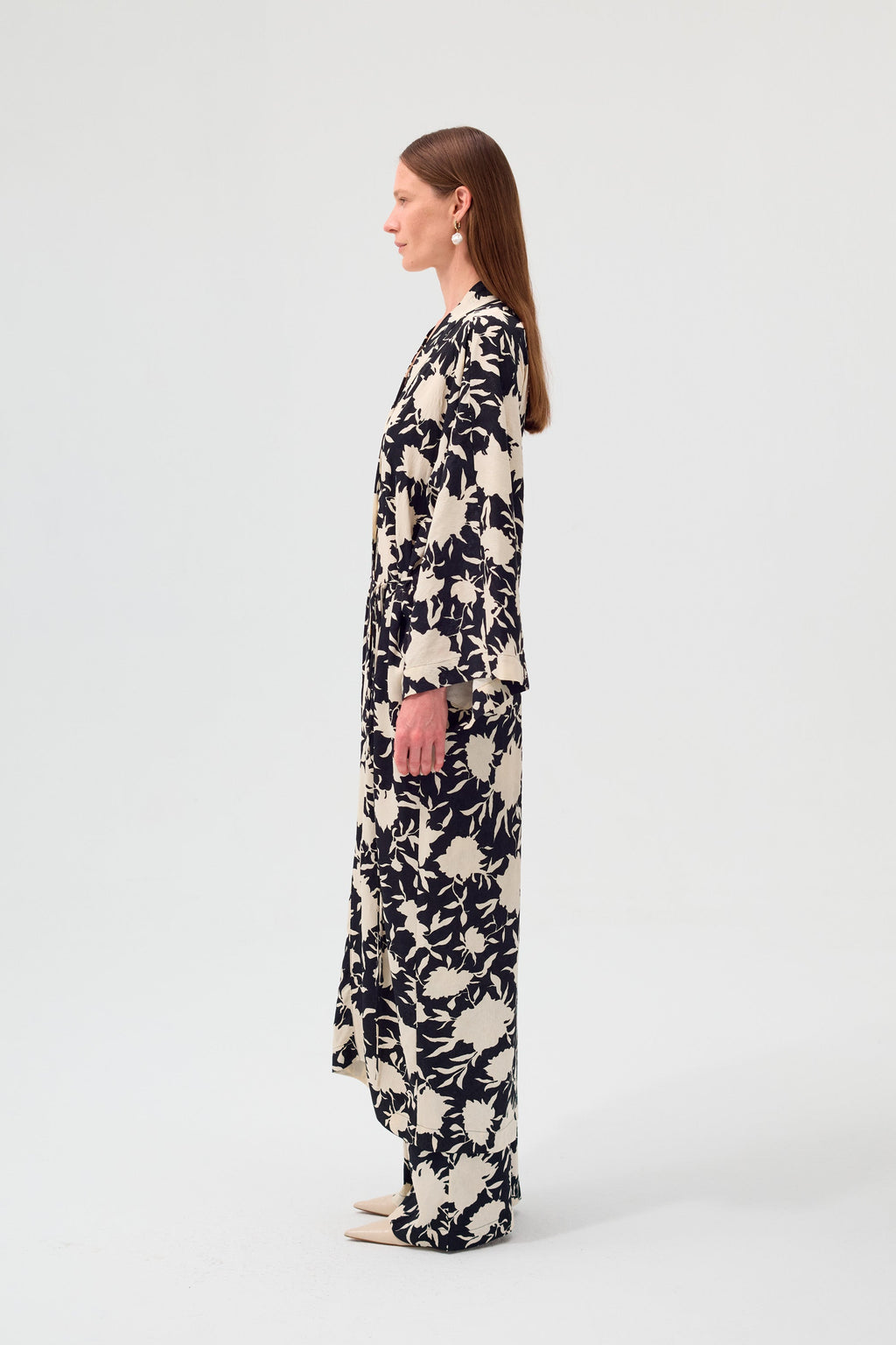 Kimono Margot Noir et Blanc
