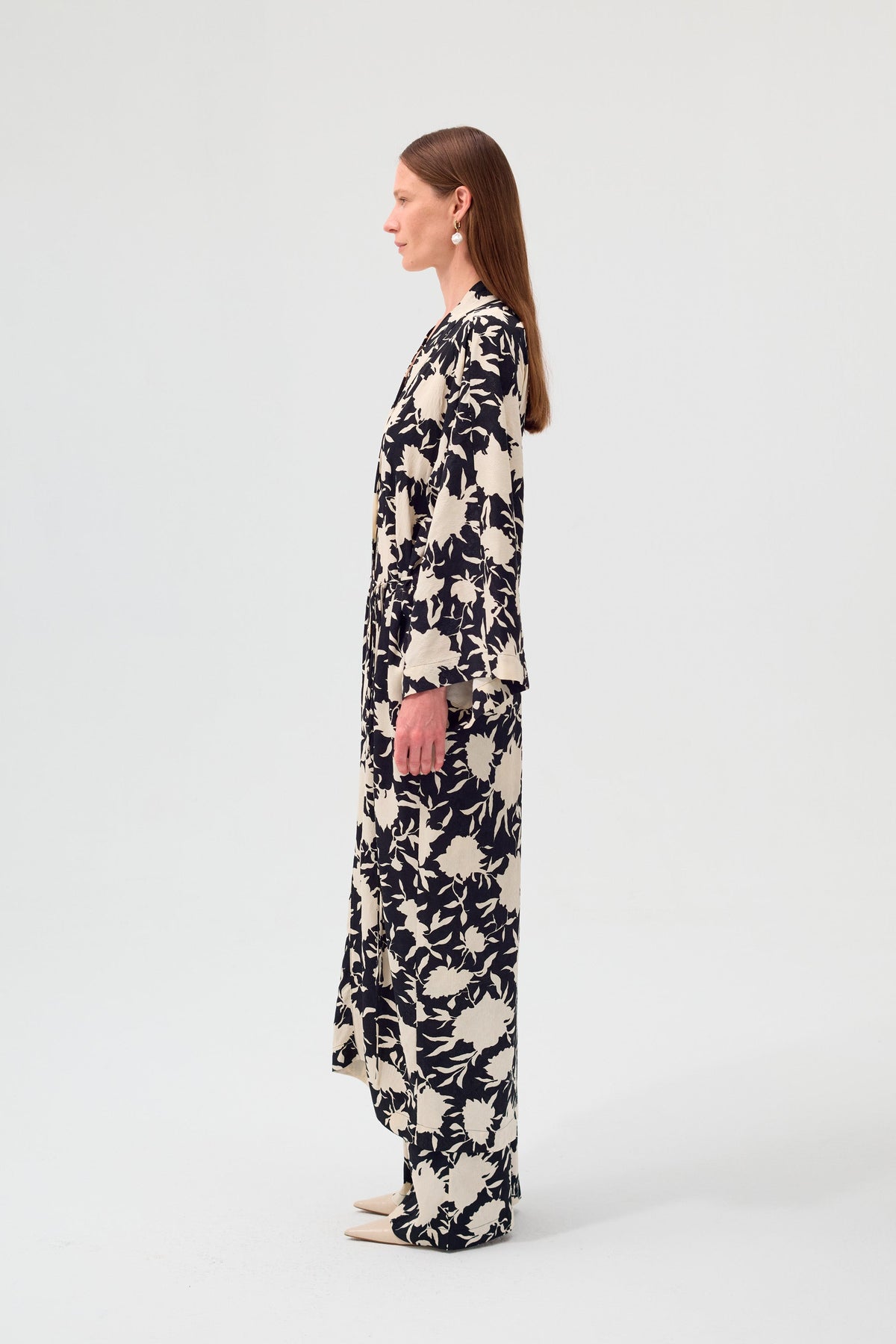Kimono Margot Noir et Blanc
